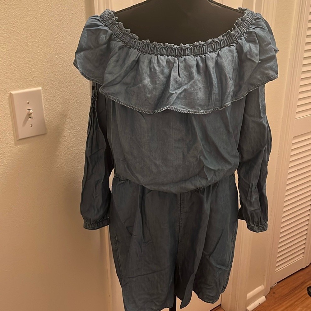 MICHAEL Michael Kors Denim Romper